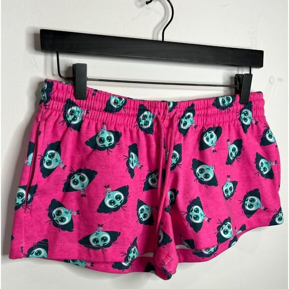 Inside Out 2 Disney Shorts Womens Medium Graphic Sweat Active Pink Blue Envy - Picture 13 of 16